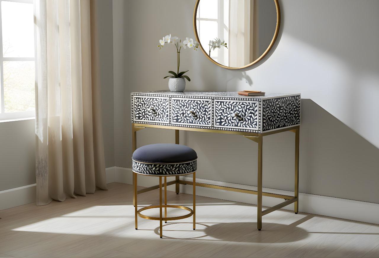 Navy Dressing Table - Etsy