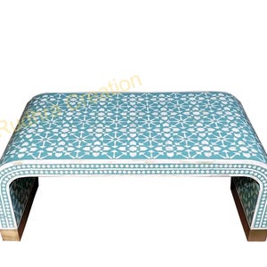 Bone Inlay Coffee Table, Serving table in Moroccan pattern, Handcrafted Center Table, Tea Table, crafted furniture, Home decor from India