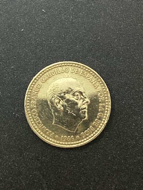 美品】スペイン銀貨 5ペセタ 1966年 - メルカリ