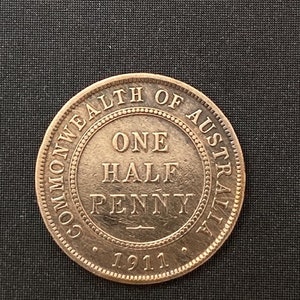 Australia half penny - Etsy 日本
