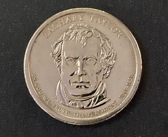 Presidents Dollar Coin - US Zachary Taylor - Etsy