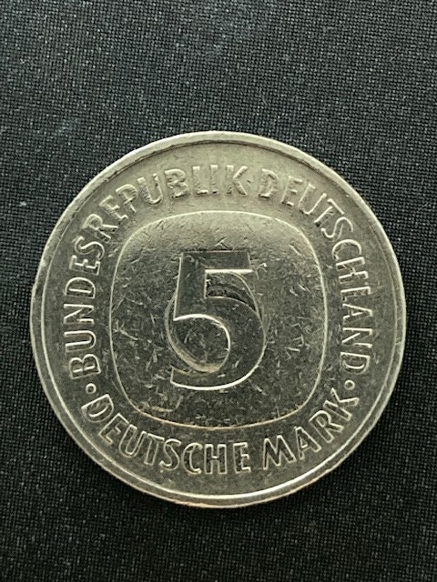 1975 ドイツ　5マルクコイン ドイツ 5マルク 1975年 - メルカリ