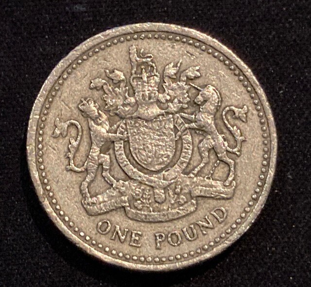 1993年 イギリス 1ポンド ピェフォープルーフ 銀貨
