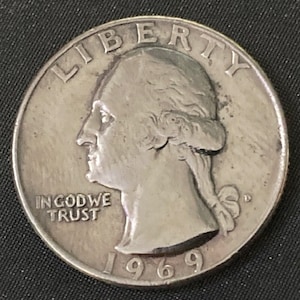 アメリカより、大変人気の1969年Dミントマークワシントン