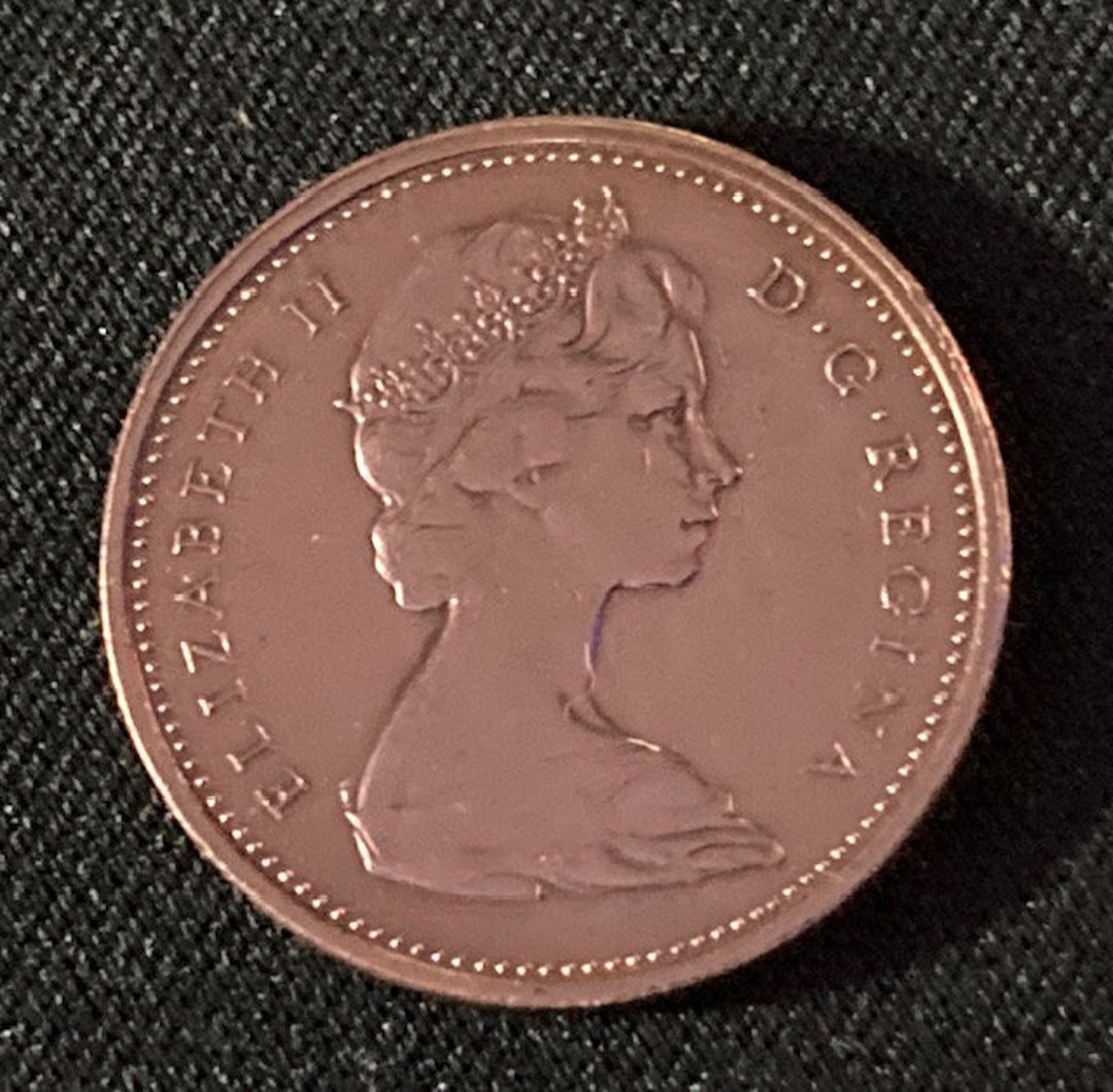 Rare 1973 One Cent Canada Coin - Queen Elizabeth II Numismatic ...