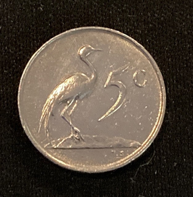 1965年南アフリカ5セント硬貨 - 歴史的コレクターズアイテム