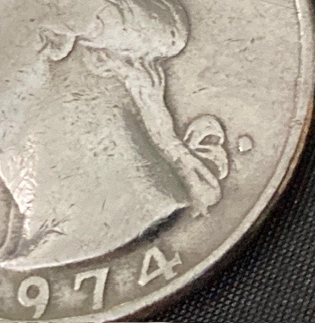 NO MINT MARK ERROR 1974 QUARTER WORTH 35000 visual data 7