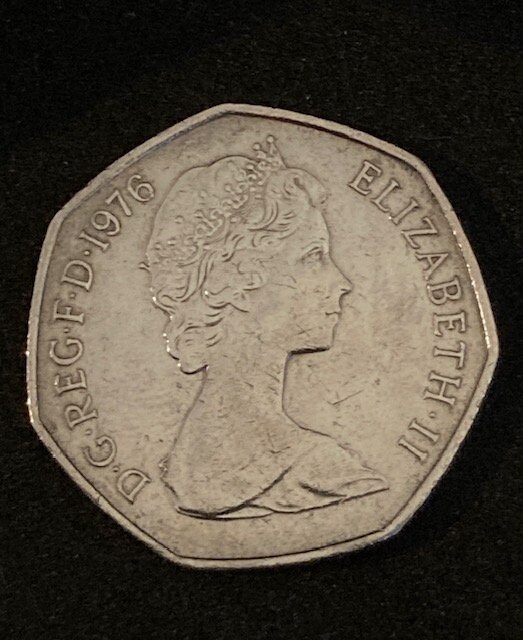 3321【イギリス】大型50ペンス　硬貨　400枚セット 3321【イギリス】大型50ペンス硬貨400枚セット
