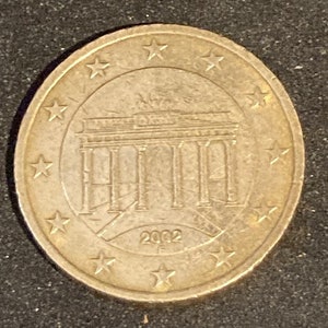 Présentation de la pièce de 50 cents d'euro 2002F d'Allemagne : un véritable trésor de collectionneur !