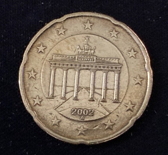 2002A 20ユーロセント硬貨（ドイツ製） - ブランデンブルク門 #2