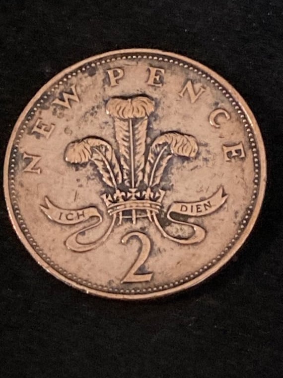 1971 Two Pence New Pence Queen Elizabeth II #2 - Etsy