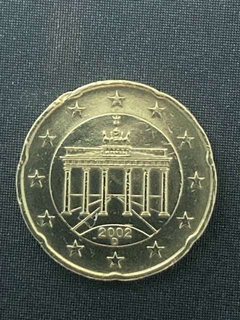 2002D ドイツ 20ユーロセント - コレクター向けドイツ通貨コイン