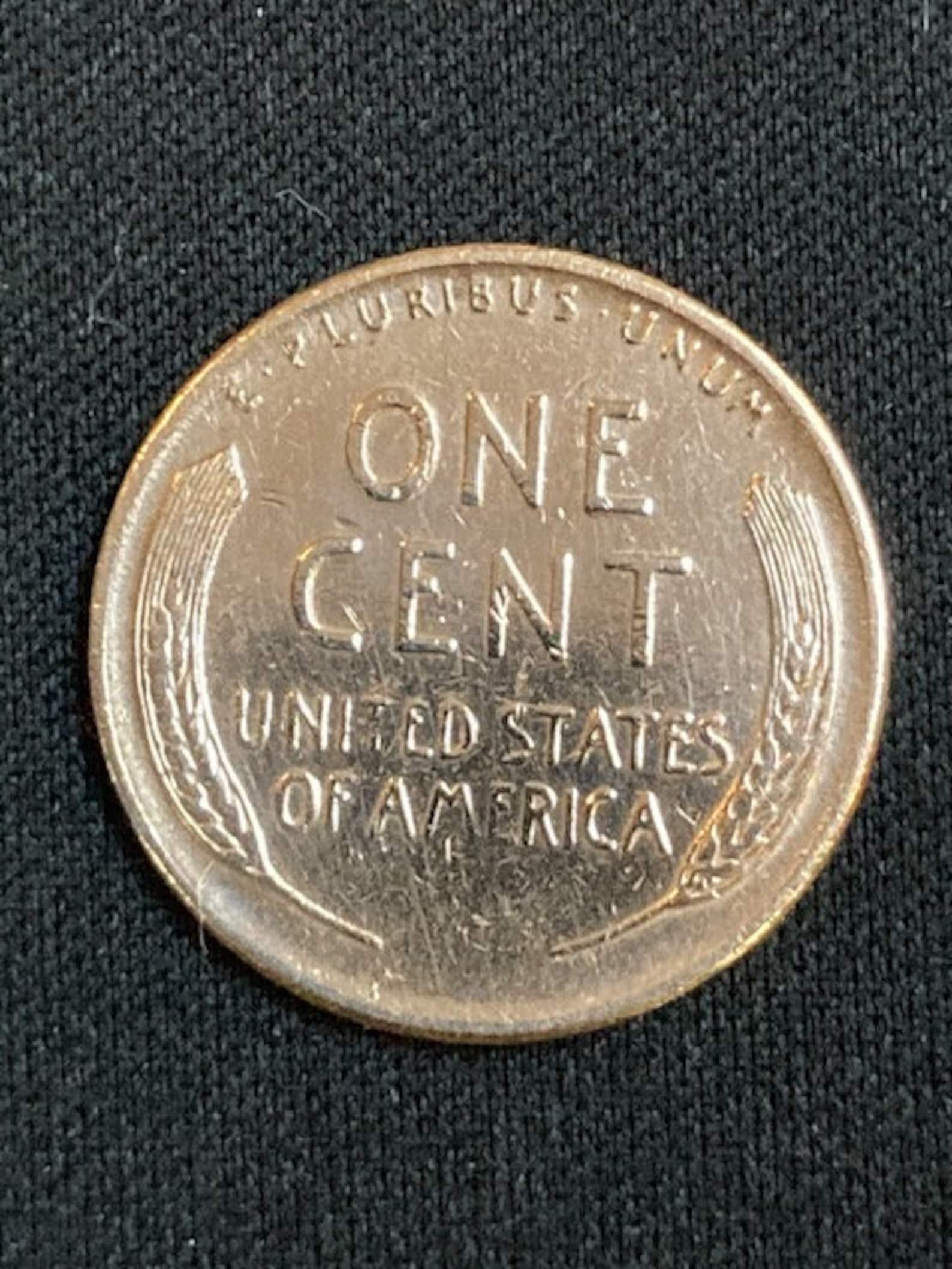 1956 Lincoln Wheat Penny D Mint Mark - Vintage American Coin ...