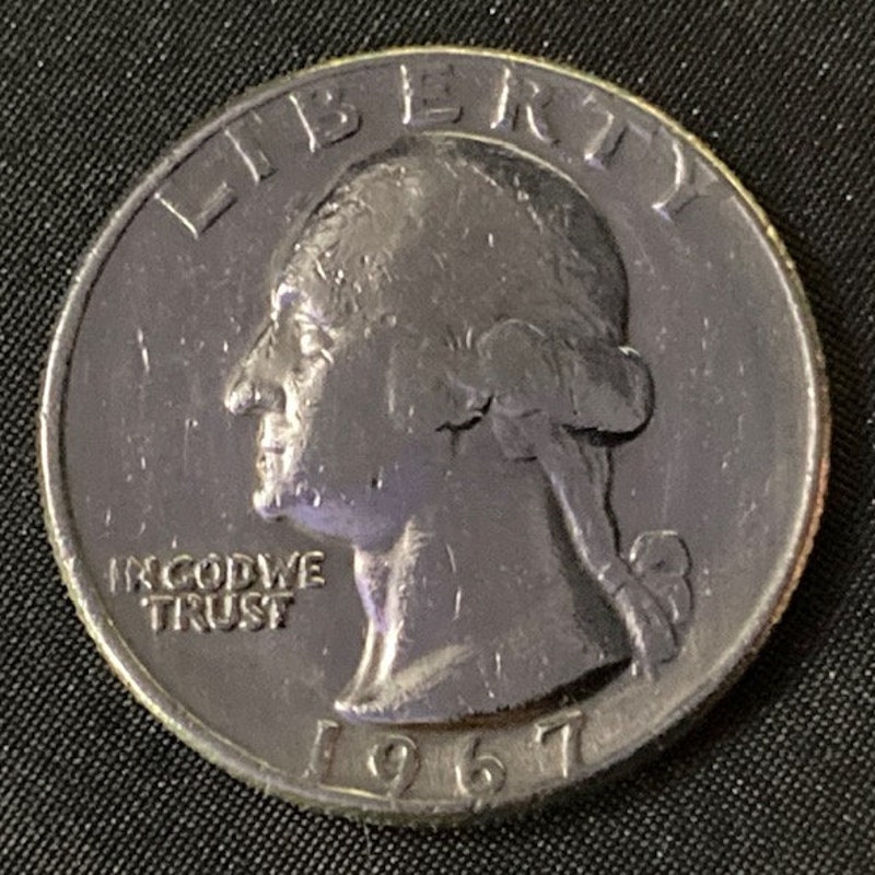 1967 QUARTER NO MINT MARK ERROR VALUE visual data 2