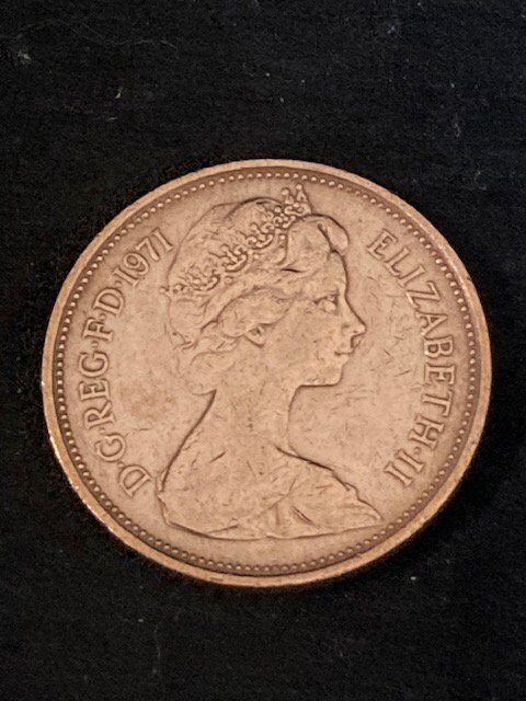エリザベス女王 イギリス 10ペンス 硬貨 1971 完全未使用の通販