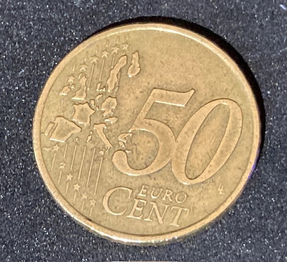 2002D 50 Euro Cent Coin - Germany - Etsy