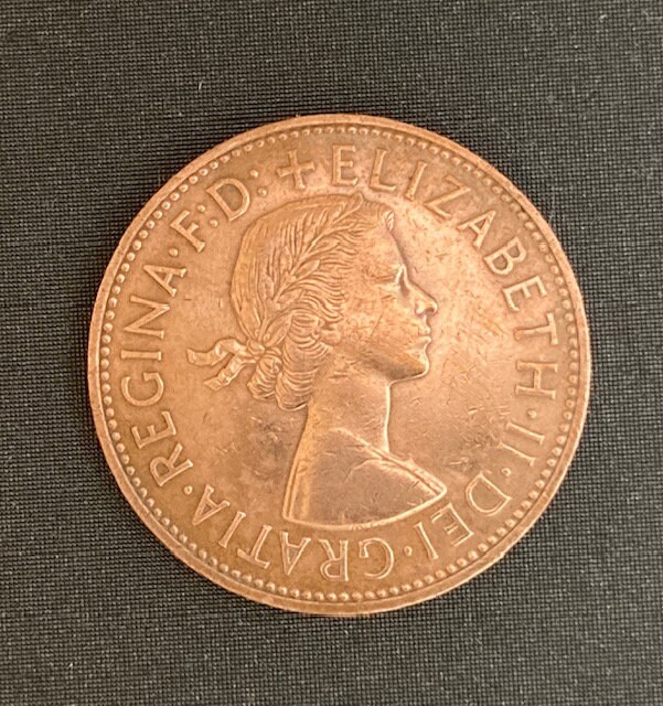 1966-one-penny-uk-coin-vintage-british-currency-collectible-etsy-uk