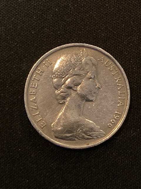 1966 10 Cents Coin Australia - Australian Decimal Currency