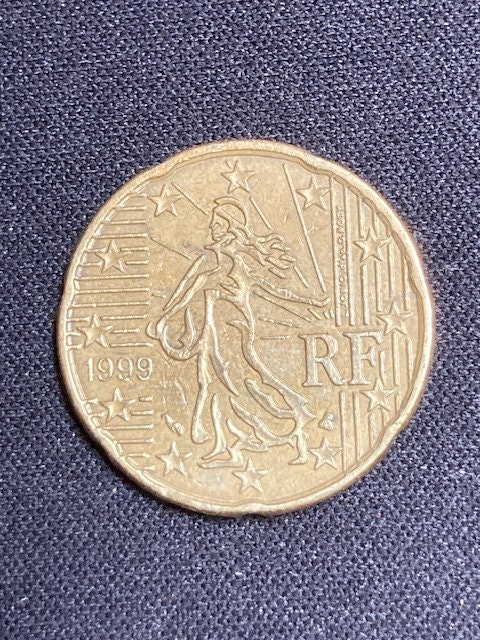 1999年　ヨーロッパ通貨統合記念コイン　2セット 1999 2 Euro Coin France - Highly Rare Collectible - Etsy 日本