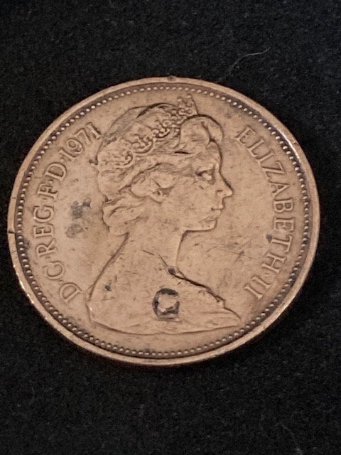 1971年 2ペンス ニューペンス エリザベス2世女王 #2 - Etsy 日本