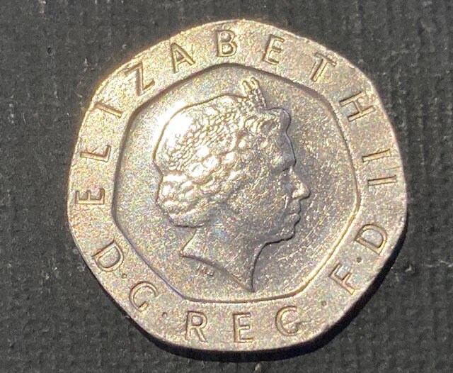 a140) イギリス 英国 20ペンス 外国コイン 硬貨 100枚まとめて 美品
