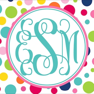 Monogramm Autoanhänger, personalisierter Autoanhänger, Geschenk für Frauen, Vorderseite des Autoanhängers.