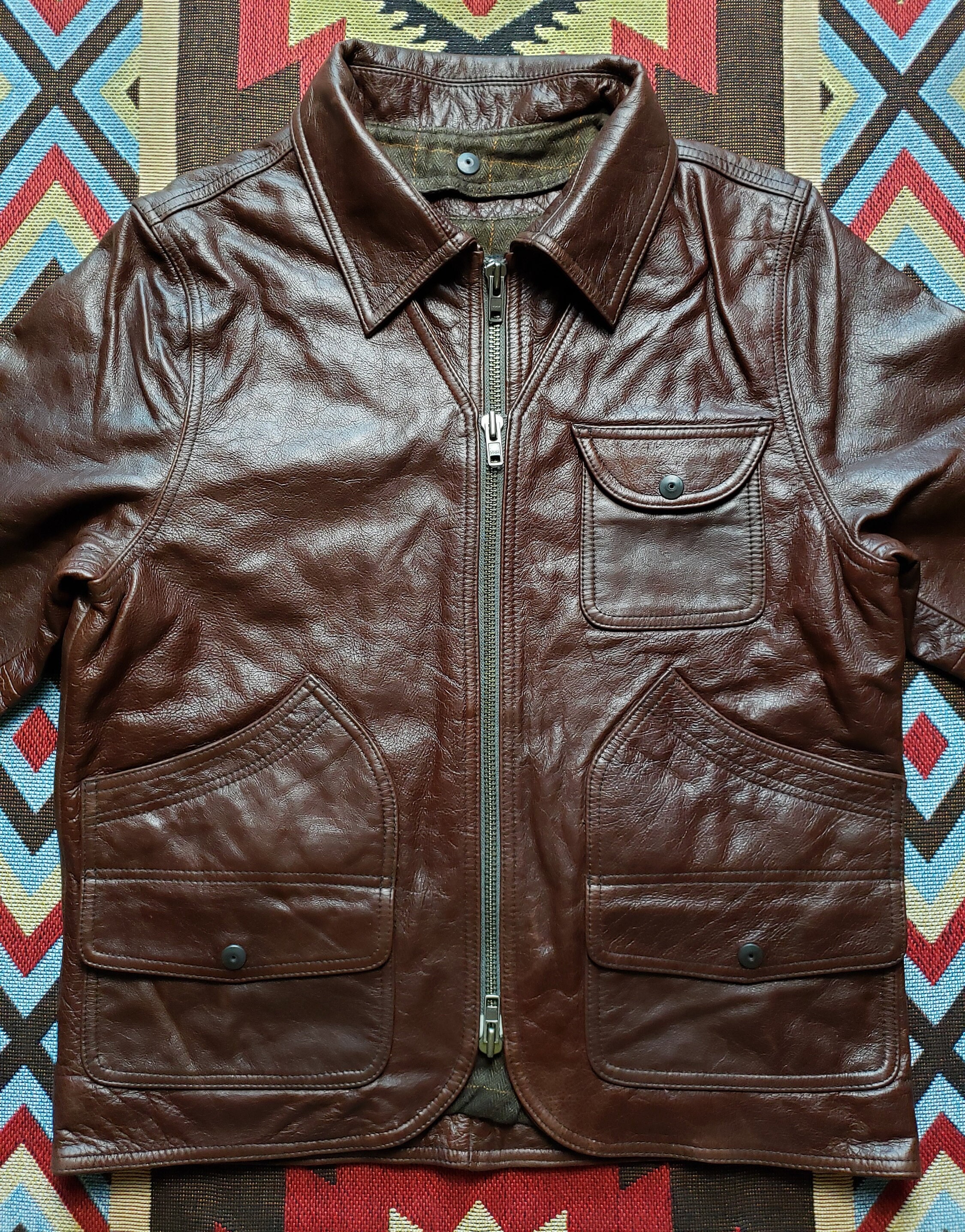 ジャケット・アウター DoubleRL LeatherTrimPeacoat il_fullxfull.5388223701_bzuy.jpg
