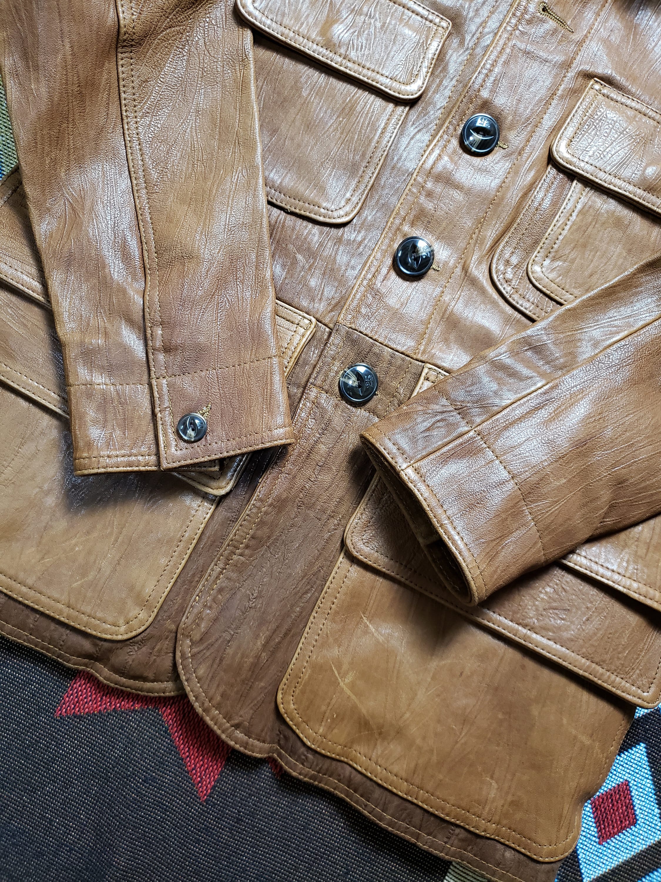 RRLダブルRL leather jac.1990s dead stock RRLダブルRL leather jac.1990s dead stock
