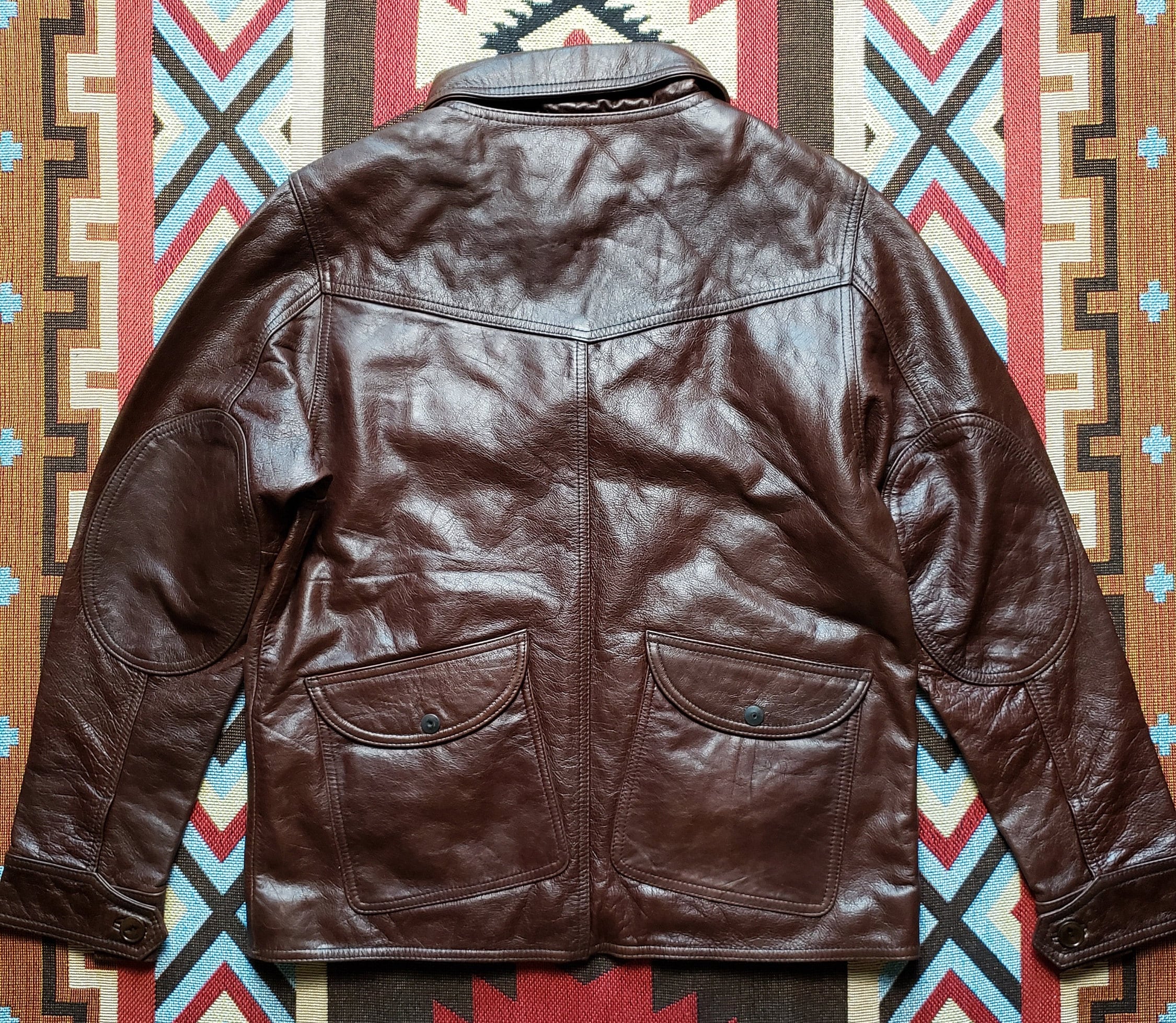 ジャケット・アウター Rare Vintage RRL Leather Jacket Double RL RRL Ralph Lauren Vintage Utility Hunting Shooting