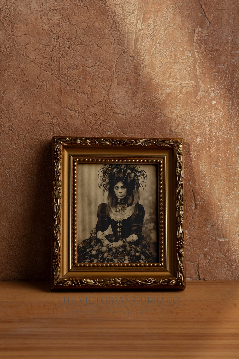 Victorian Spider Lady Print, Vintage PRINTABLE Wall Art, Dark Occult ...