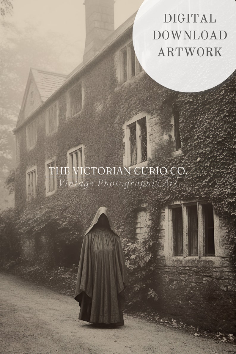 Evil Cultists Goth Bundle, PRINTABLE Wall Art SET of 5, Scary Dead ...