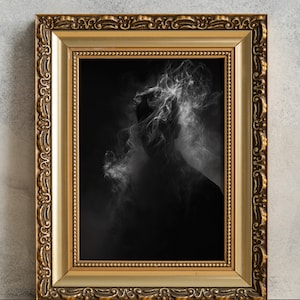 Shadow Man Entity Photo, PRINTABLE Ghost Art, Gothic Wall Decor, Creepy Darkness Print, Dark Mysterious Poster