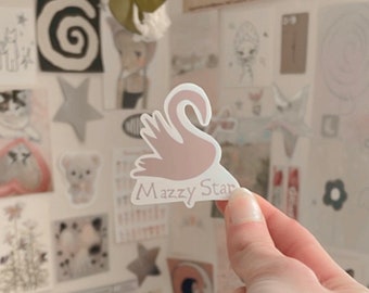 Mazzy star among my swan sticker | coquette sticker | mazzy star sticker | aesthetic sticker | trendy sticker | laptop decal | downtown girl