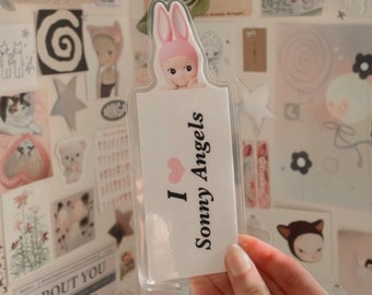 Sonny angel hipper bookmark | annotating bookmark | book lover gift | aesthetic bookmark | coquette bookmark | bookish gifts