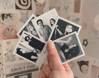 Mazzy star polaroids stickers | coquette sticker | mazzy star sticker | aesthetic sticker | trendy sticker | laptop decal | downtown girl