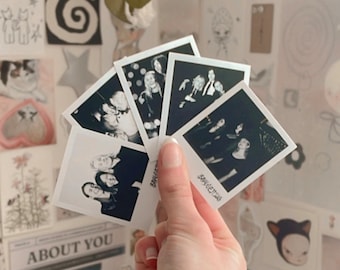 Boy genius polaroids stickers | coquette sticker | boy genius sticker | aesthetic sticker | trendy sticker | laptop decal | downtown girl