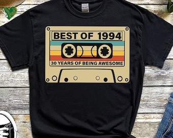 Vintage Limited Edition 1994 Tshirt, Best-Of 1994 Geburtstag Shirt,2024 Geburtstag Shirt, 30.Geburtstag Shirt, personalisierte T-Shirt, Geschenk für Mama, 1313