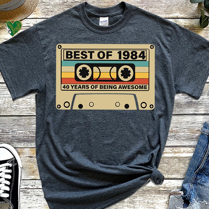 Best Of 1984 T Shirt, Vintage 40th Birthday T Shirt