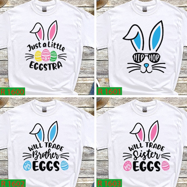 Funny Easter Tshirt, Hip Hop Cute Easter Shirt, Happy Easter Shirt, Cute Rabbit Easter Egg Bunnies, Easter Celebration Matching Gift Shirt A