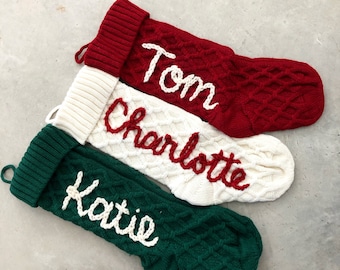 Personalized Embroidered Stocking