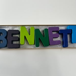 Personalized Name Crayon Set - Kids Birthday Crayons - Personalized Name Gifts - Solid Color Crayons -