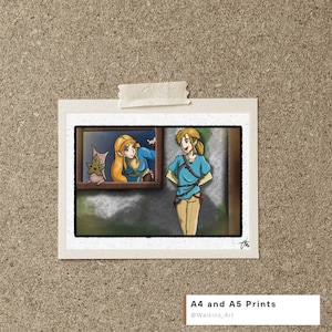 Impression A4/A5 - Zelda et lien