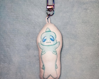 Shark Goober Chibi Plushie Keychain - Mini Pillow Keyring Charm Cute Sealife