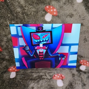 Vox Original Art Print - Fanart Cartoon Poster Demon Hotel