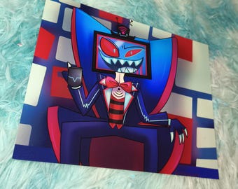 Hazbin Hotel Vox Print: Vees Cartoon Poster (11x17 Inches) - Etsy UK