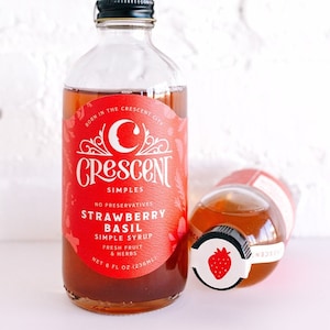 Strawberry Basil Simple Syrup