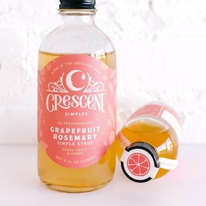 Grapefruit Rosemary Simple Syrup
