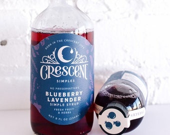 Blueberry Lavender Simple Syrup