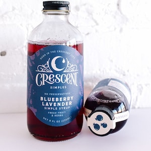 Blueberry Lavender Simple Syrup