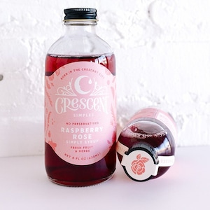 Raspberry Rose Simple Syrup